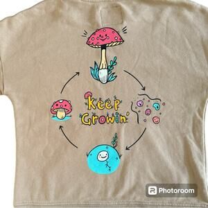 A.LAB Freela Keep Growin Brown Hoodie Womens XS